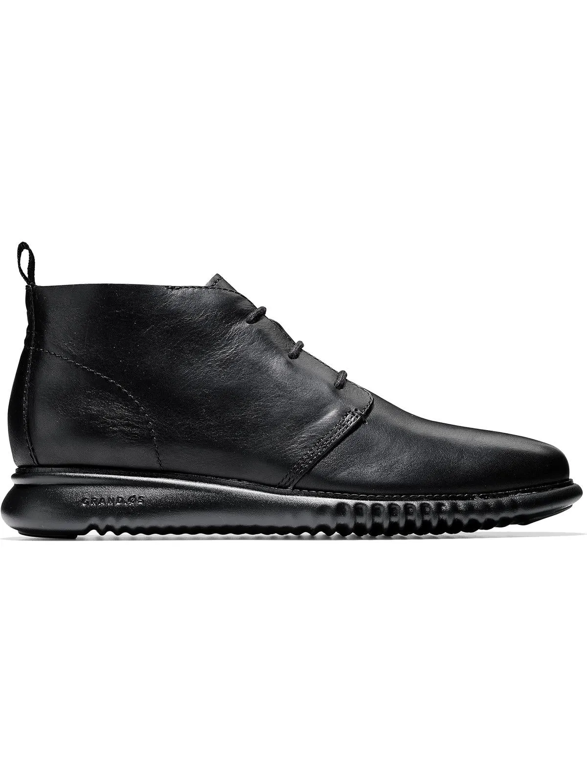 2 Zerogrand Mens Leather Lace Up Chukka Boots
