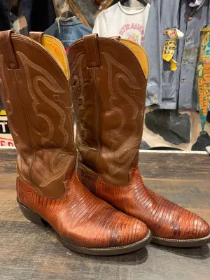 25. Vintage Nocona Iguana Lizard Skin Boots. 10.5d
