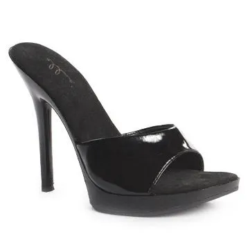 502-VANITY 5" Heel Clear Mule.