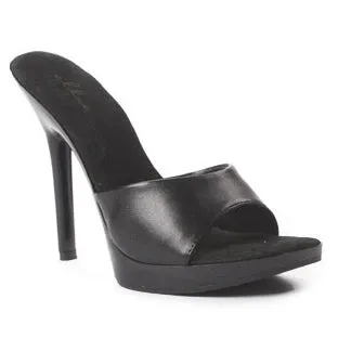 502-VANITY 5" Heel Clear Mule.
