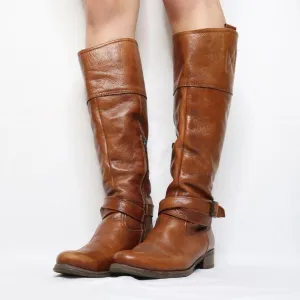 90s Brown Leather Riding Boots (8.5 US)