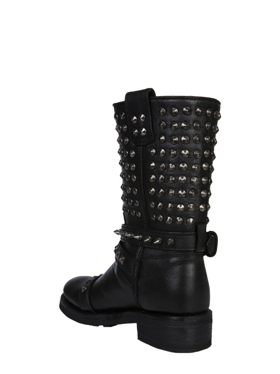 Ash Alto Studded Military Boots