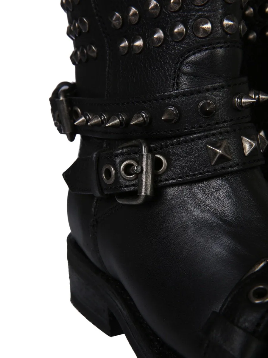 Ash Alto Studded Military Boots