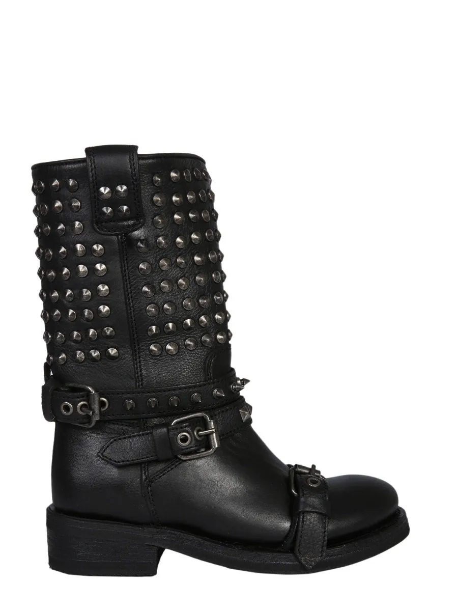 Ash Alto Studded Military Boots