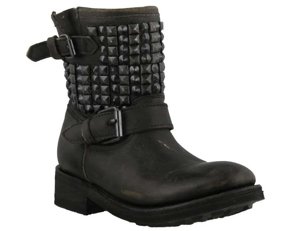 Ash Studded Buckle Boots