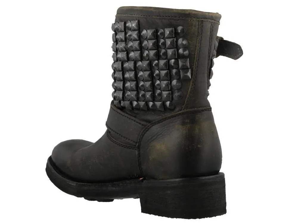Ash Studded Buckle Boots