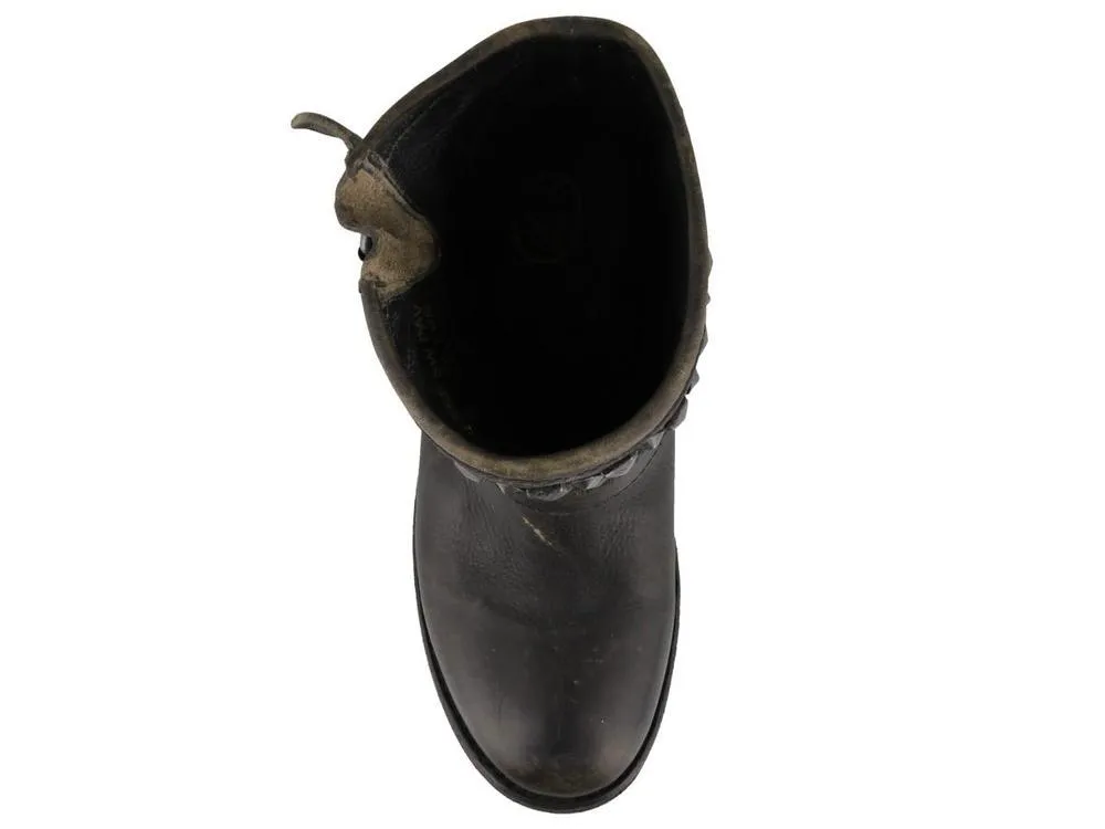 Ash Studded Buckle Boots