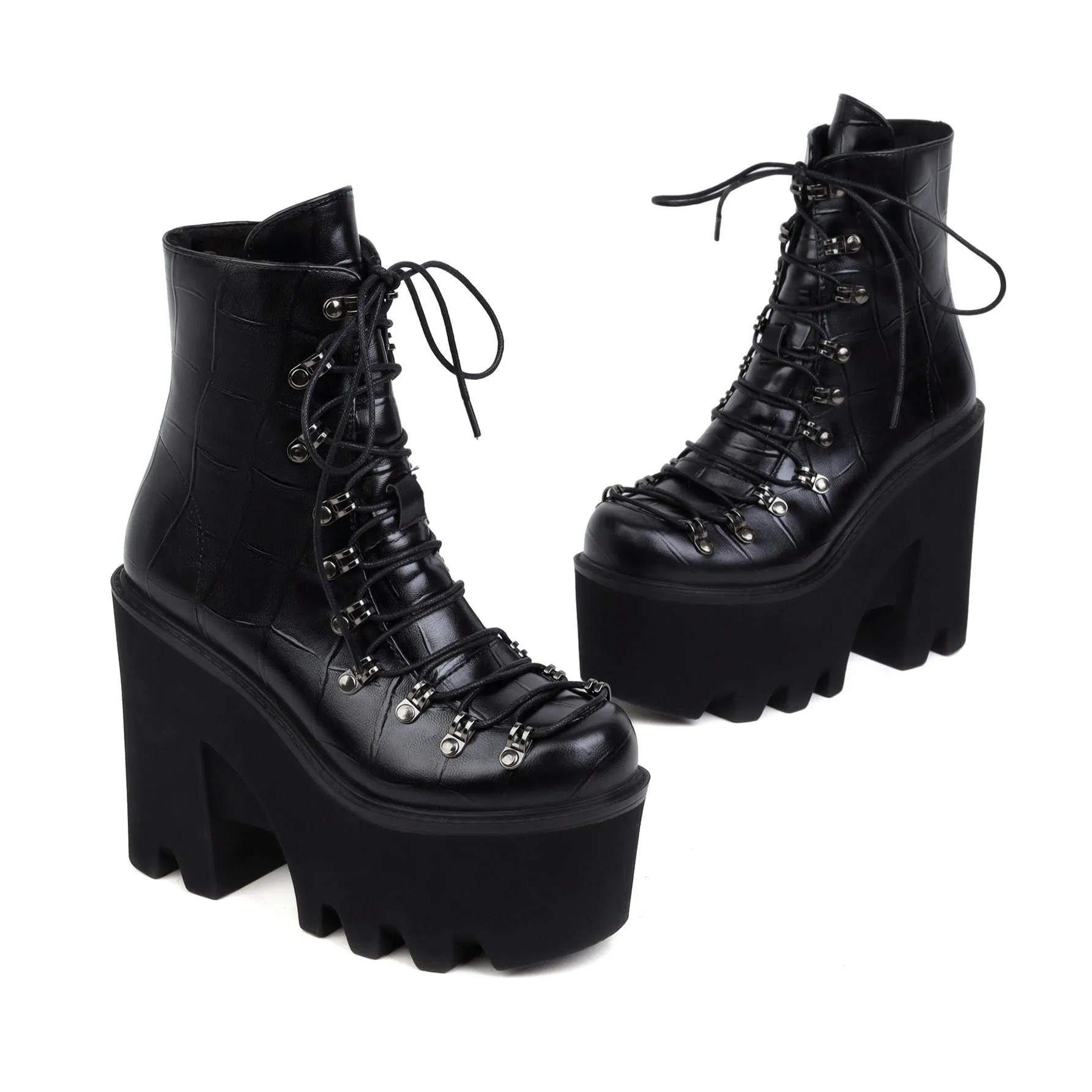 Astrid Alderwood Gothic High Heel Boots by The Nevermore