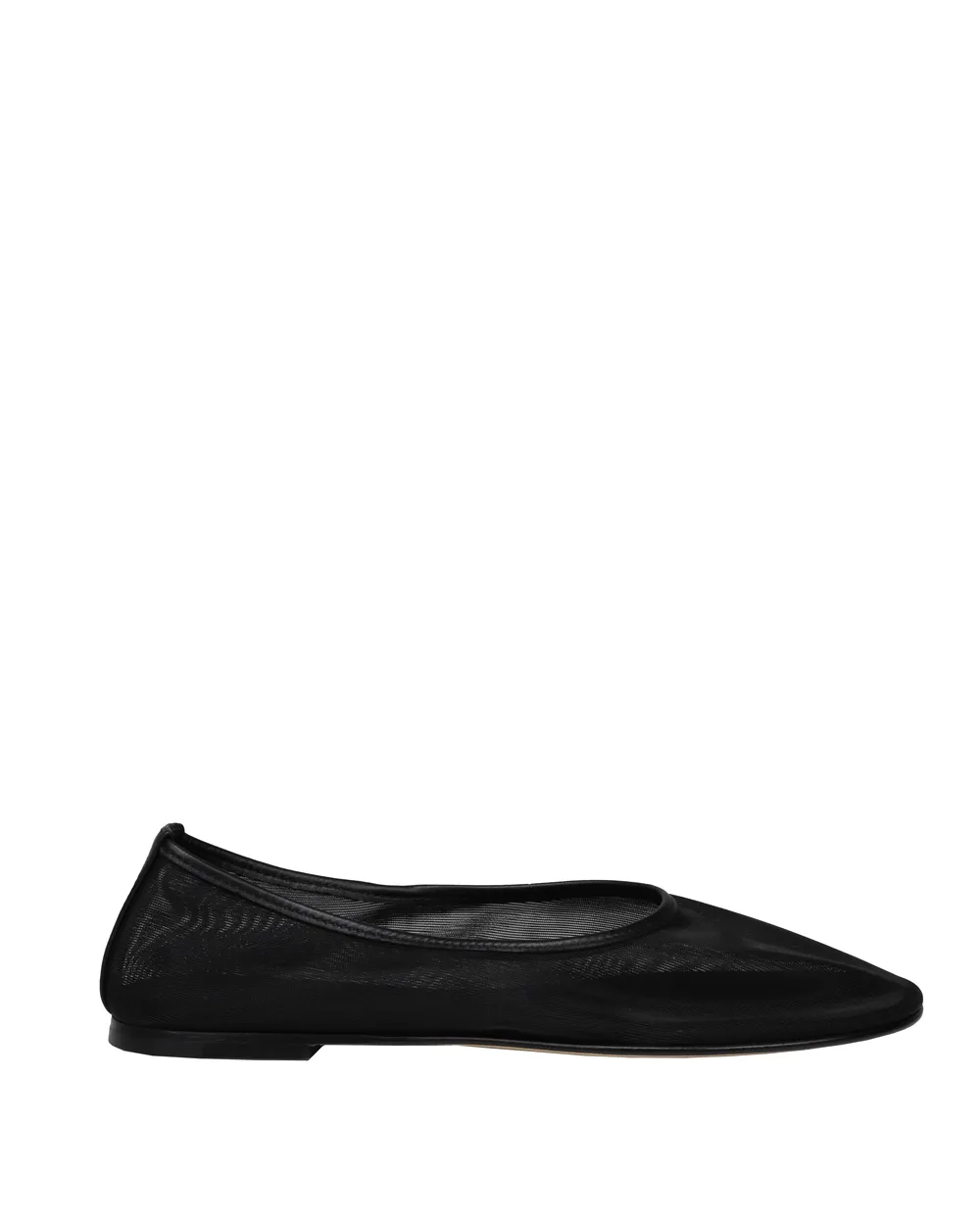 Ballet Mesh Flat in Black