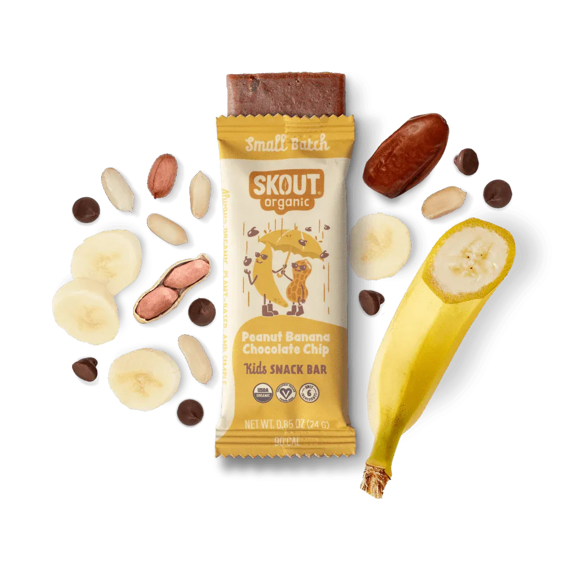 BAR 24G SKOUT KIDS PEANUT BANANA