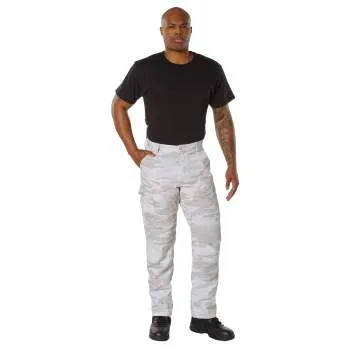 BDU Pants | Tactical Pants For Men | White Camouflage