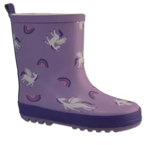 BELLA & BIRDIE Girl's 3D Lined Rain Boots