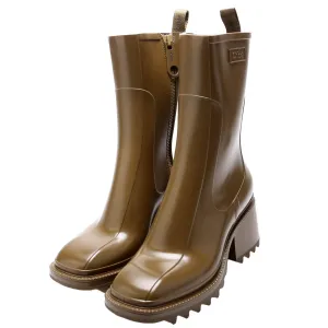 Betty Rubber Rain Boots Size 41 Green