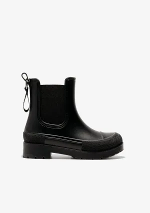 Black Rain Boots