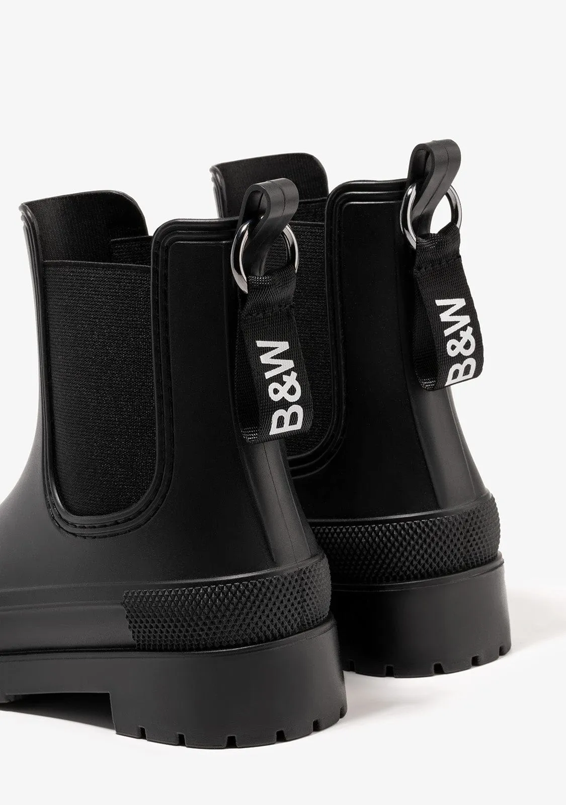 Black Rain Boots