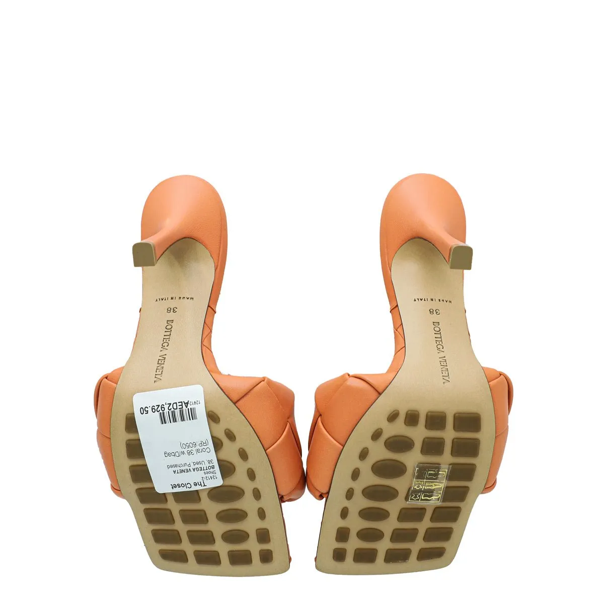 Bottega Veneta Coral Lido Mule 38
