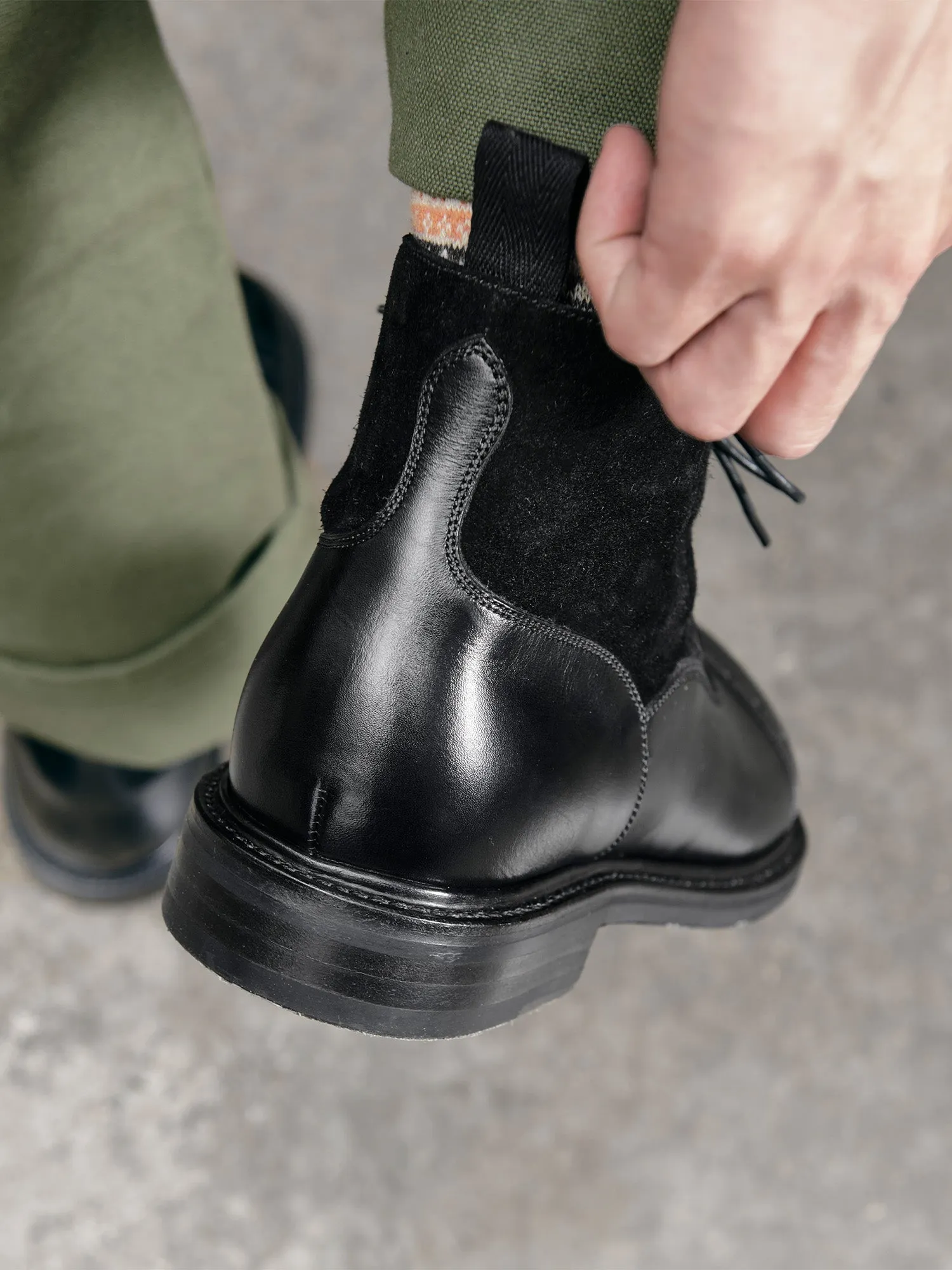 Broad Toe Balmoral Boots