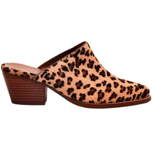 Camelot Leopard Print Slip On Mules