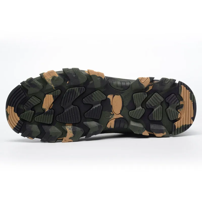Camouflage Steel Toe Safety Work Shoes