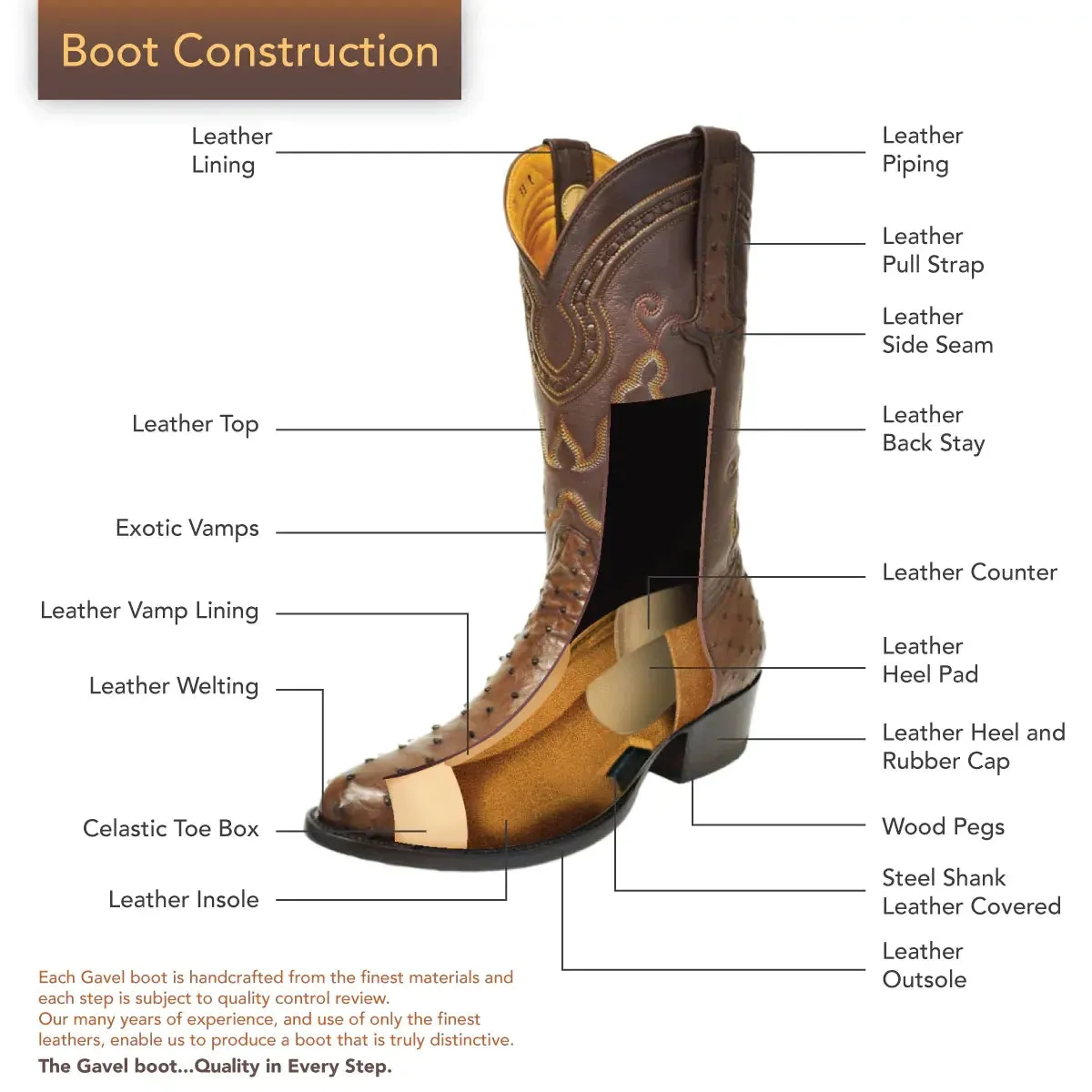 Carson Shark Classic Western Boot - Safari
