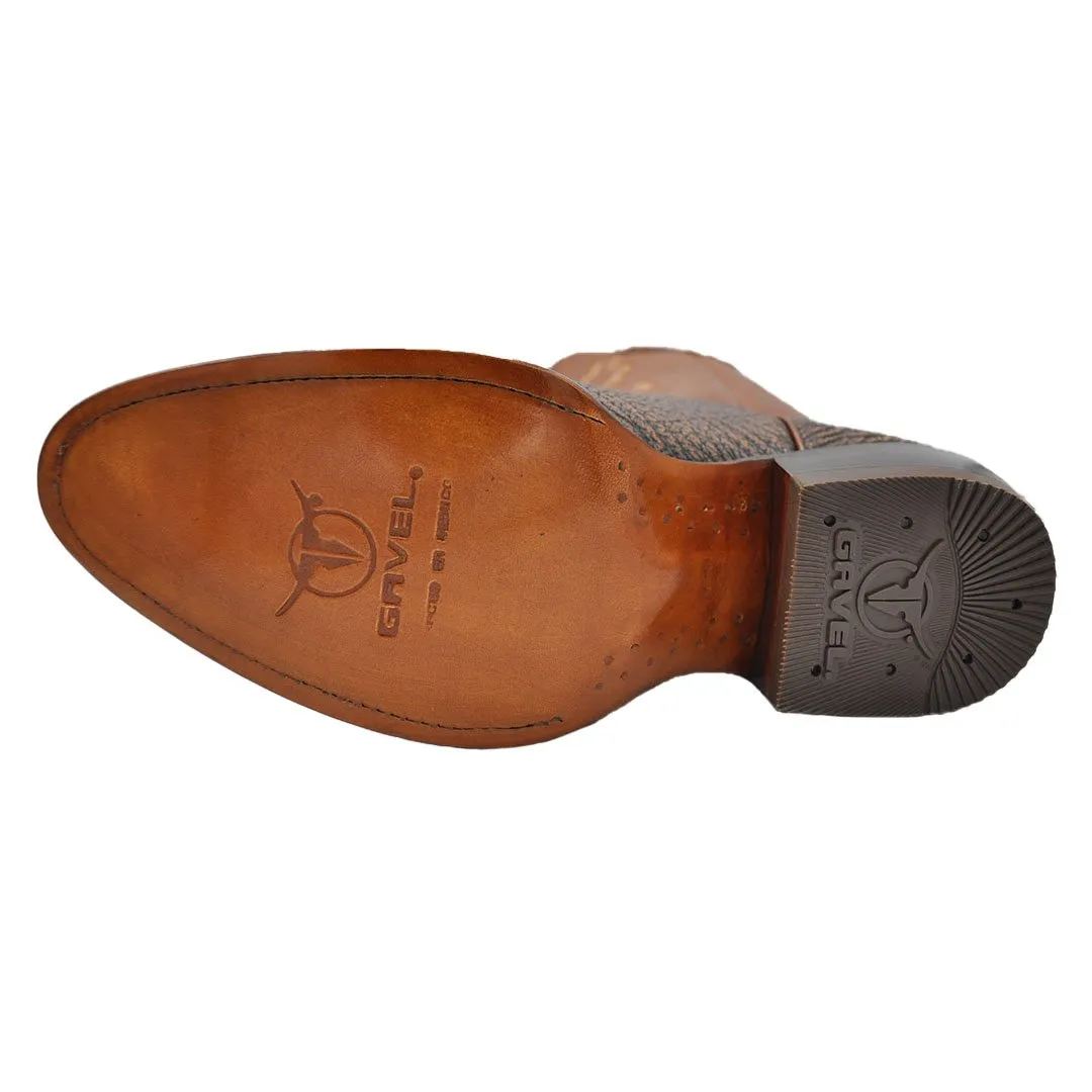 Carson Shark Classic Western Boot - Safari