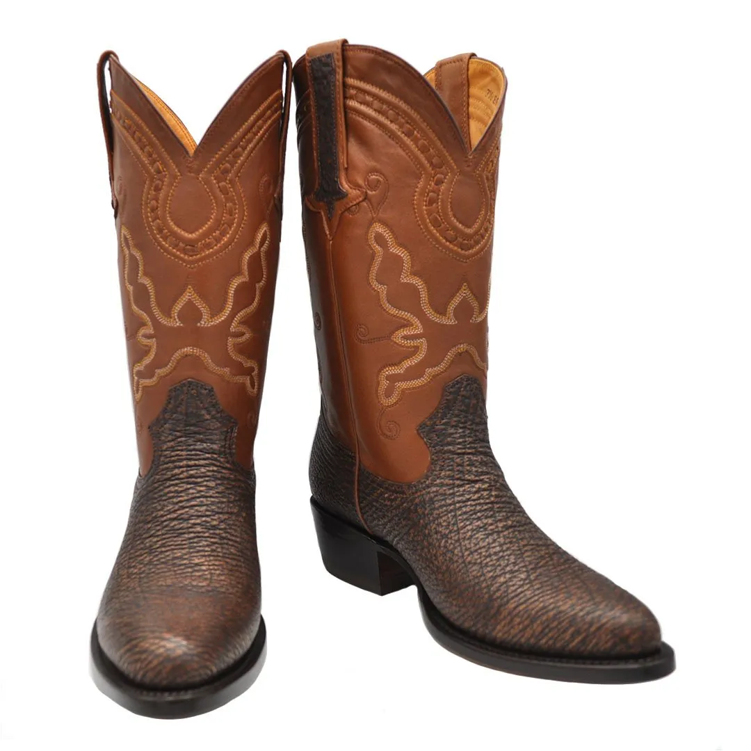 Carson Shark Classic Western Boot - Safari