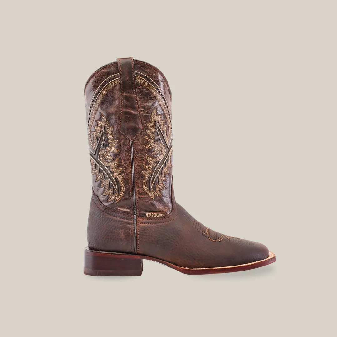 Cheyenne Chocolate - Square Toe