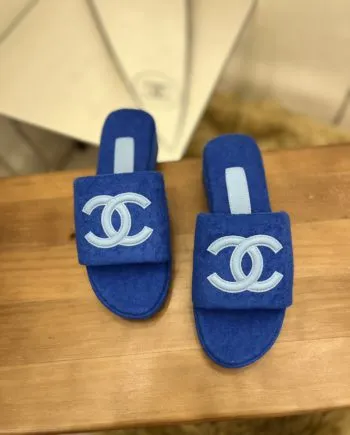 CHL Women's Mules Blue For Women 1.5in/4cm