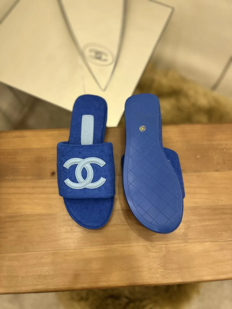 CHL Women's Mules Blue For Women 1.5in/4cm