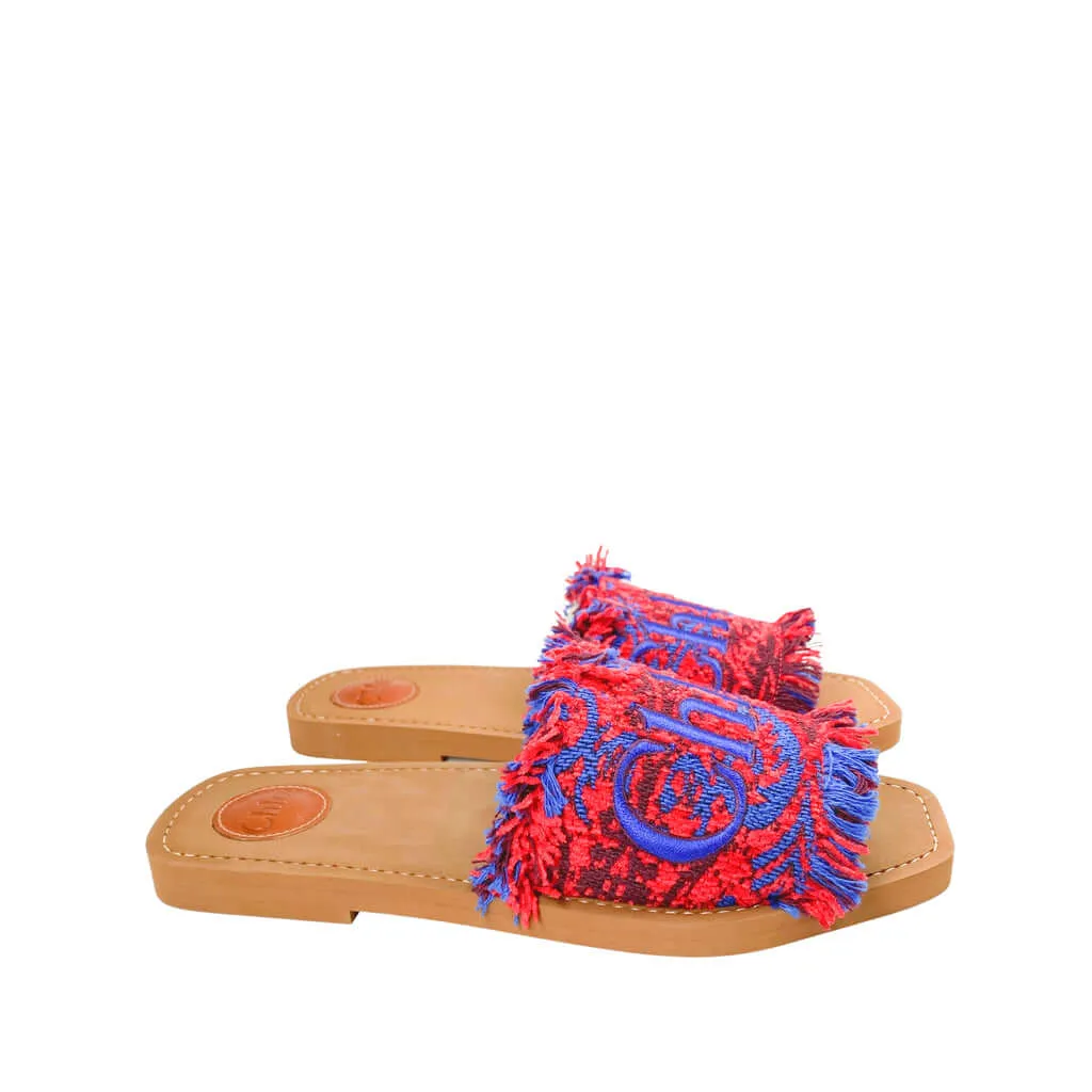 Chloe Tapestry Woody Sandals