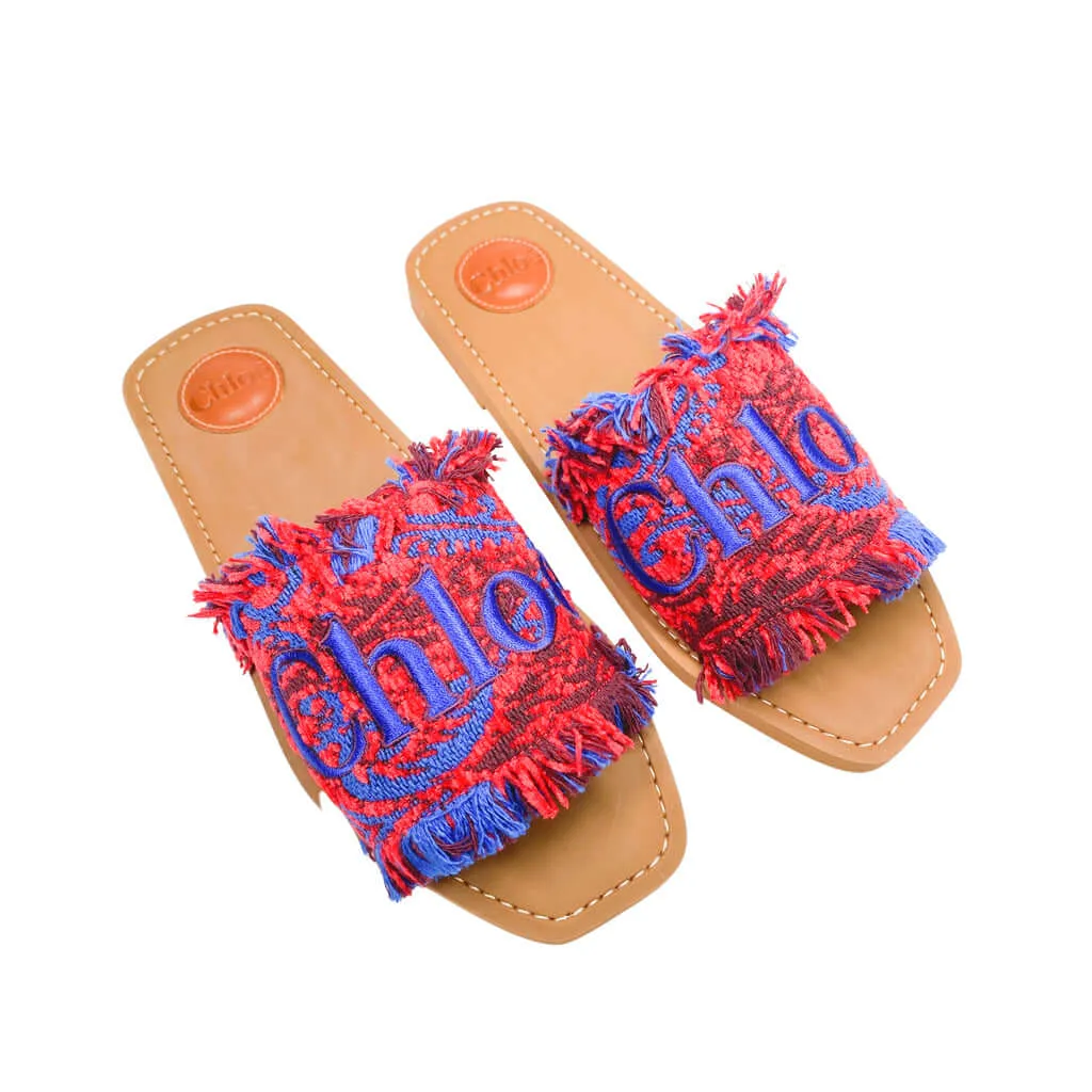 Chloe Tapestry Woody Sandals