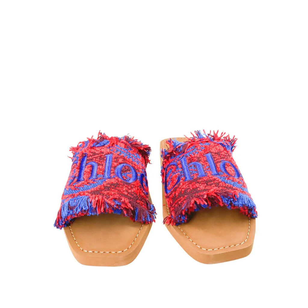 Chloe Tapestry Woody Sandals