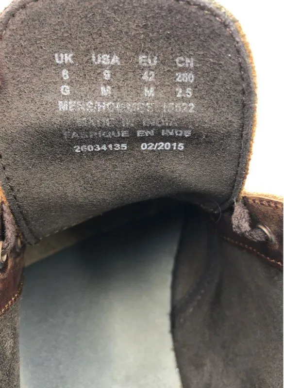 Clarks Men's Desert 15522 Brown Chukka Boots - Size 9