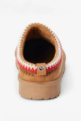 Cognac Vegan Zen Cozy Mule