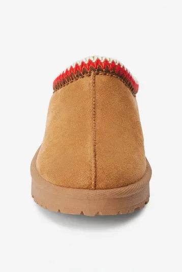 Cognac Vegan Zen Cozy Mule