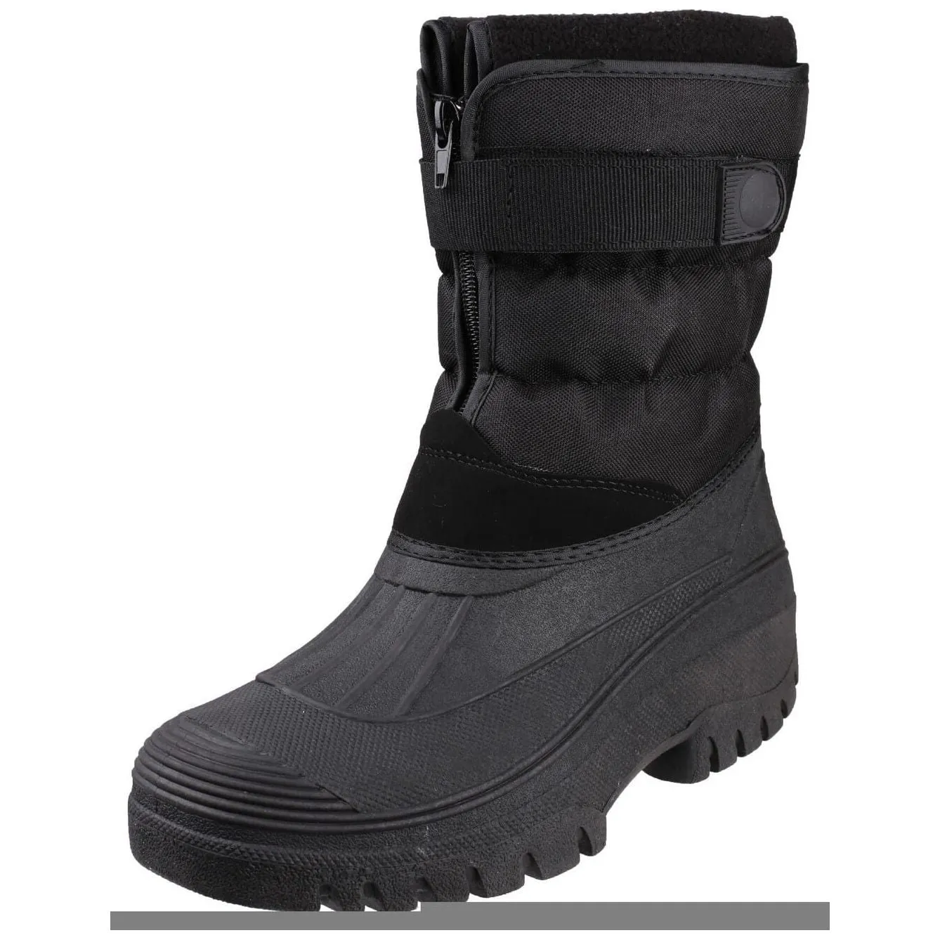 Cotswold Chase Touch-Fastening Zip Winter Boots Womens