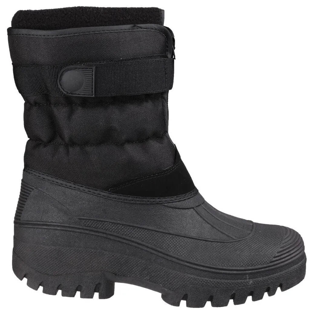 Cotswold Chase Touch-Fastening Zip Winter Boots Womens