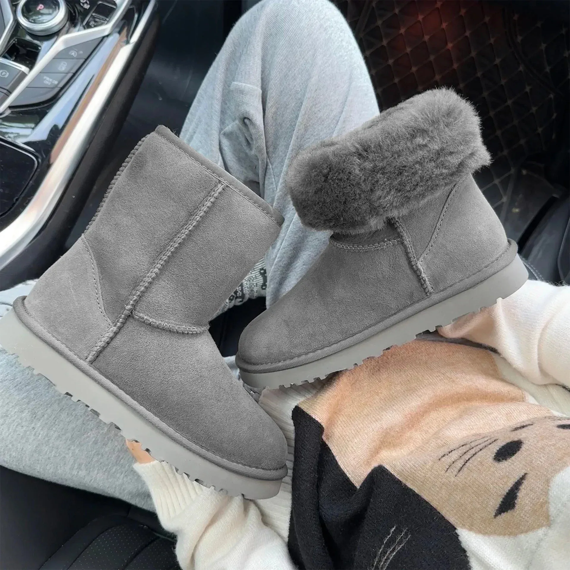 Cozy Fur-Lined Snow Boots
