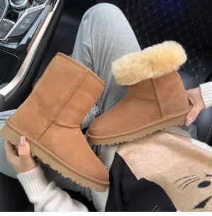 Cozy Fur-Lined Snow Boots