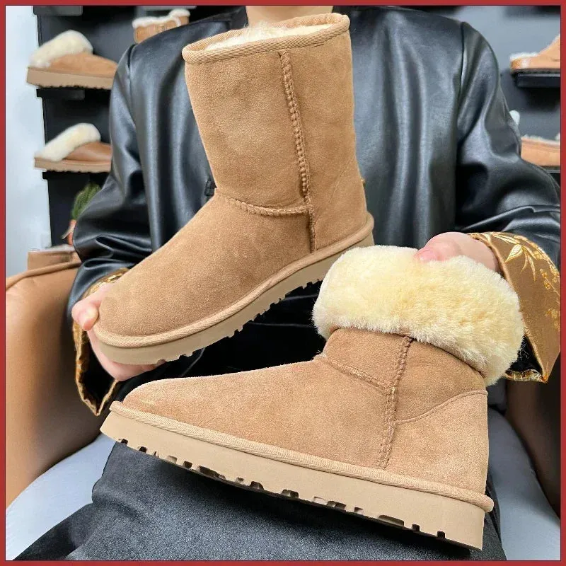 Cozy Fur-Lined Snow Boots