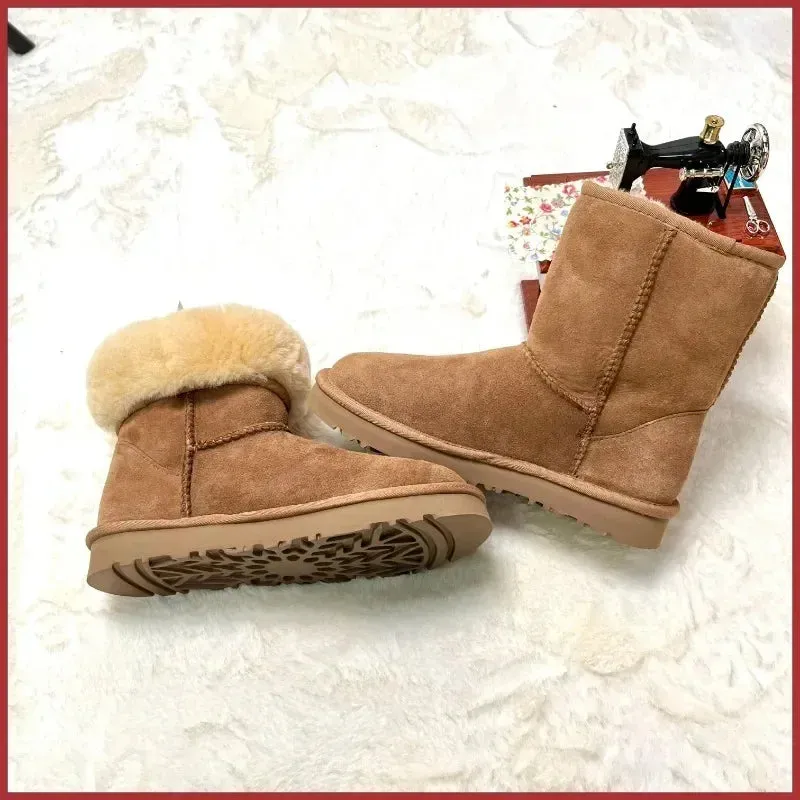Cozy Fur-Lined Snow Boots