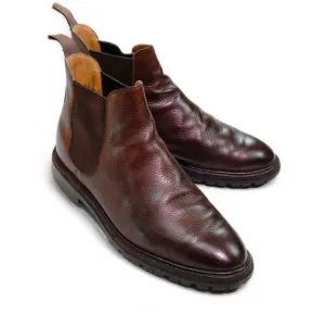 Crockett & Jones – Brown Scotch Grain Calf Chelsea Boots UK 9 / 43