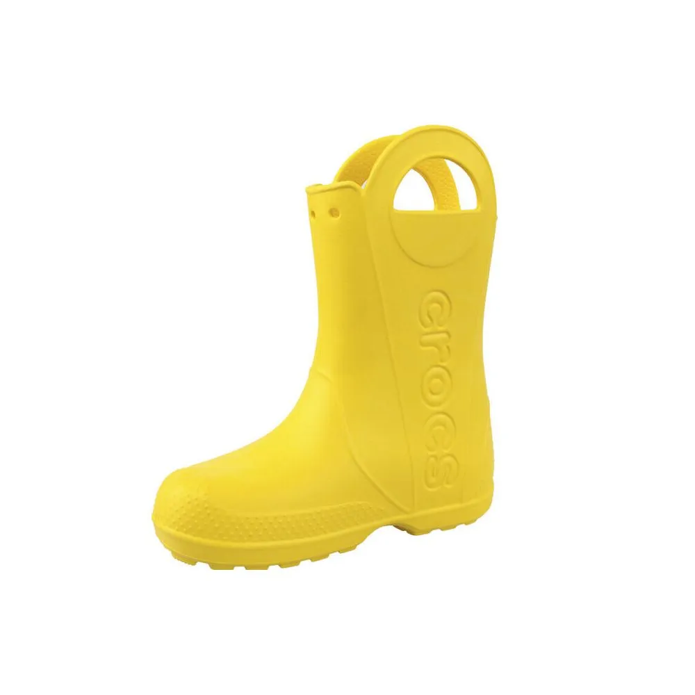 Crocs 9865467-12803-730 Unisex Child Handle It Rain Boot 13 Little Kid Yellow