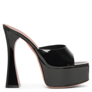 Dalida 140 patent black sandals
