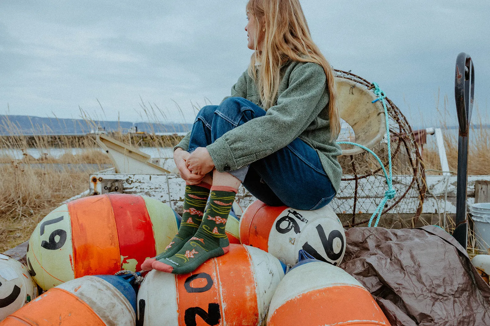 Darn Tough Women's Homer Sock - Kelp
