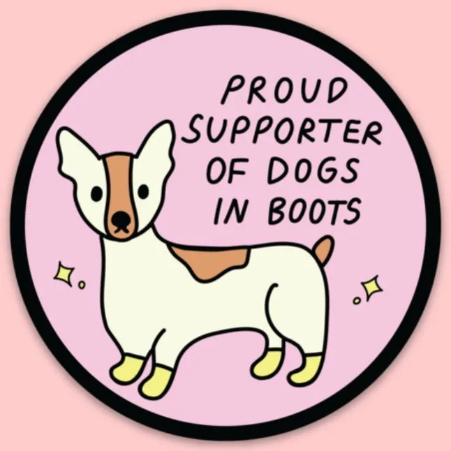 Dogs in Boots Sticker