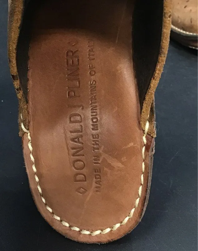 Donald J Pliner Women's Brown Block Mule Heels - Size 6M