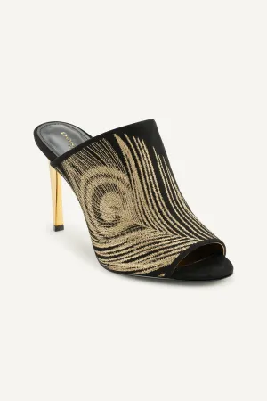 DONNA HEELED MULE