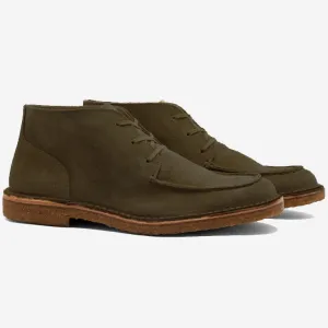 Dukeflex Suede Boots - Forest Green