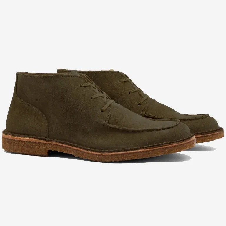 Dukeflex Suede Boots - Forest Green